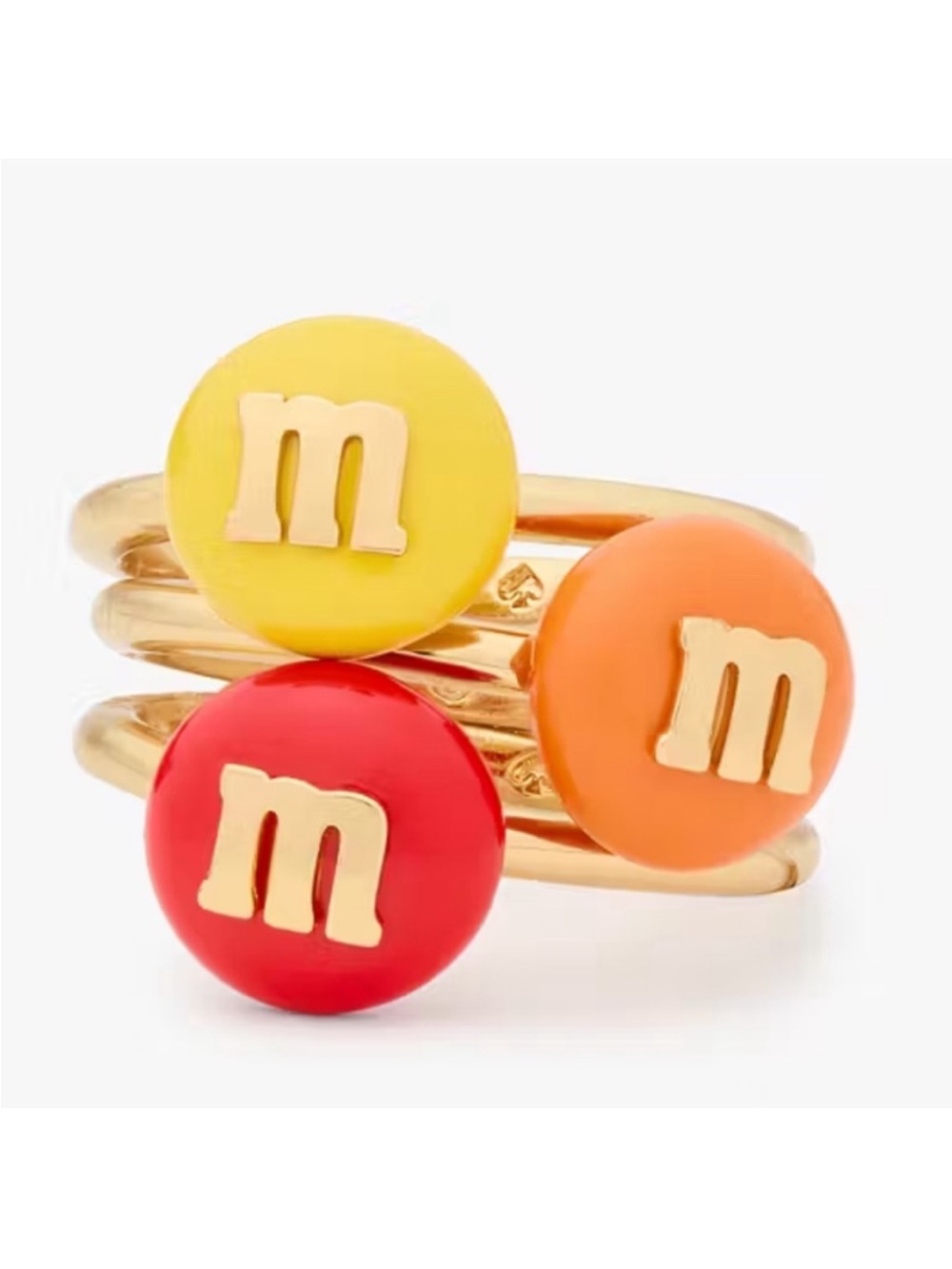 Kate Spade M&M's Stacking Ring Set of 3
New m&m